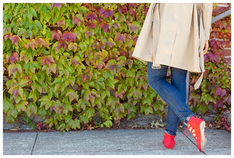 Blush and Camo- Trench Coat