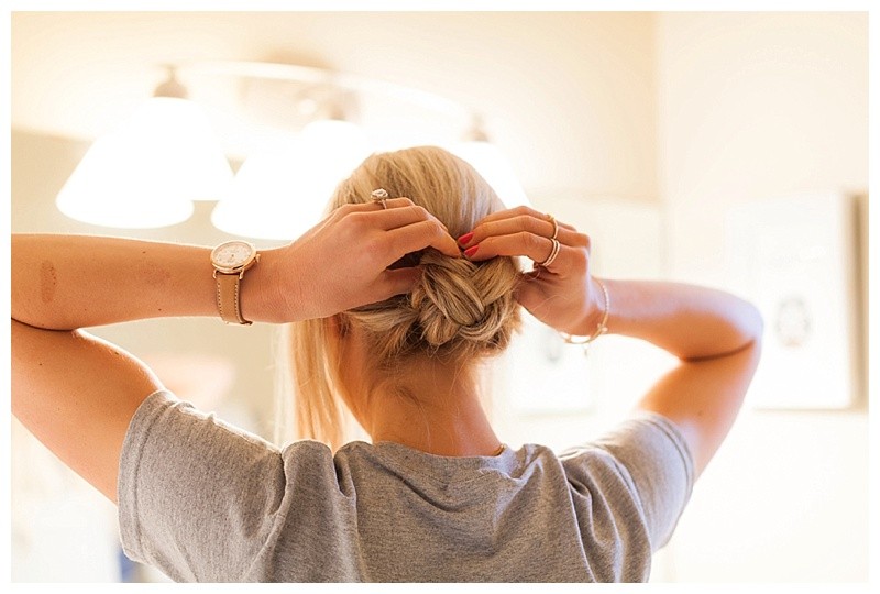 How To Create An Elegant Braided Updo in Under 5 Minutes 