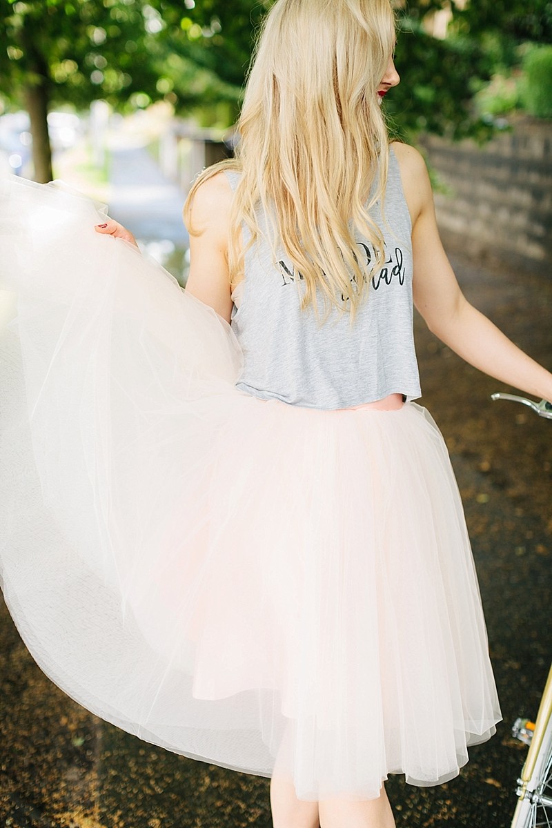 blush and camo, fashion blog, style blog, how to wear, tulle skirt, feminine 