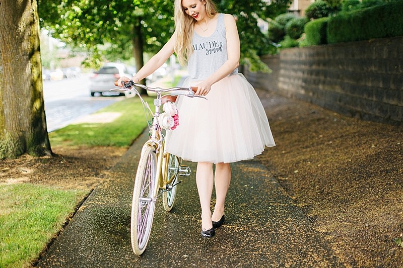 blush and camo, fashion blog, style blog, how to wear, tulle skirt, feminine 