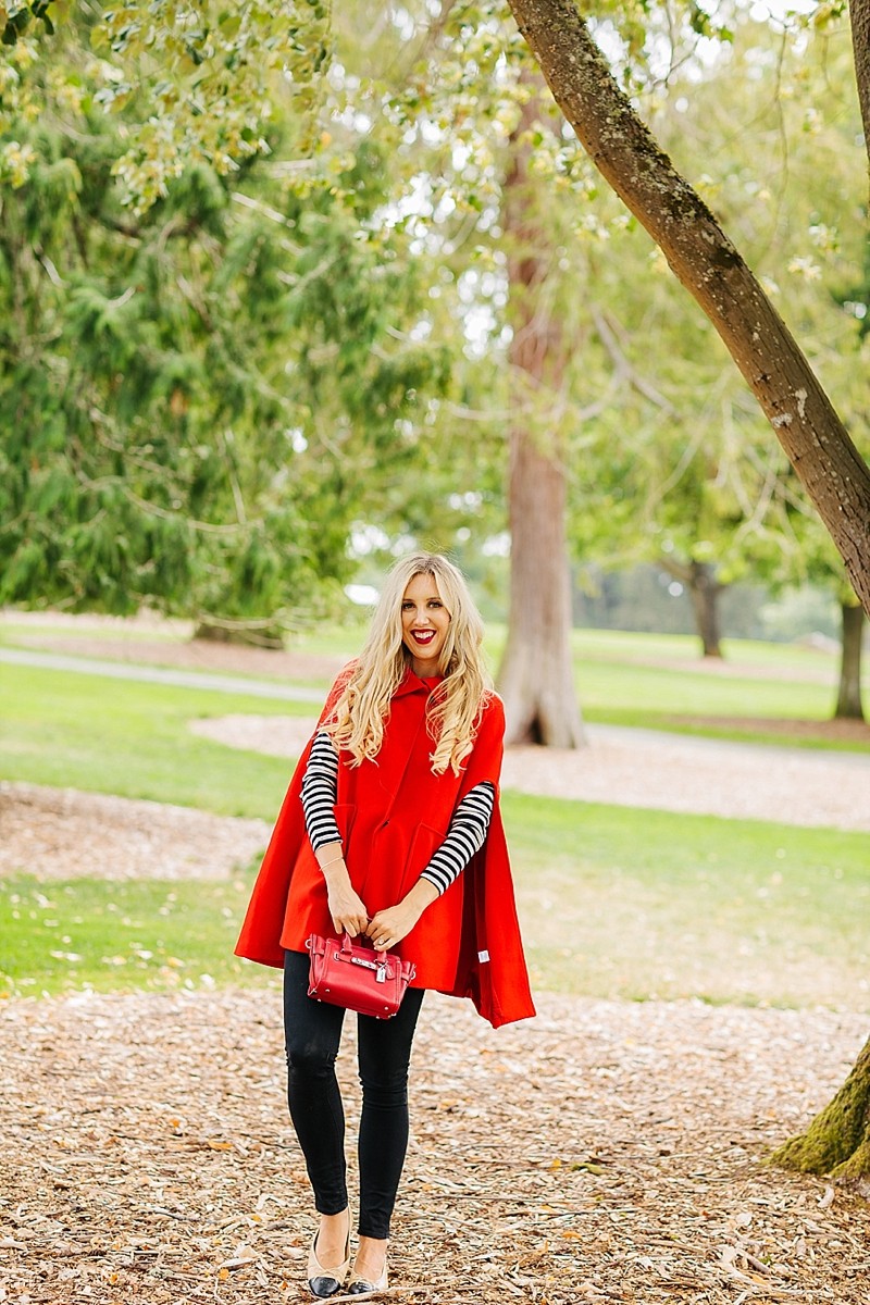 blush and camo, how to style, style tips, cape, cape jacket, fall style, chic fall style, stripes, chanel 