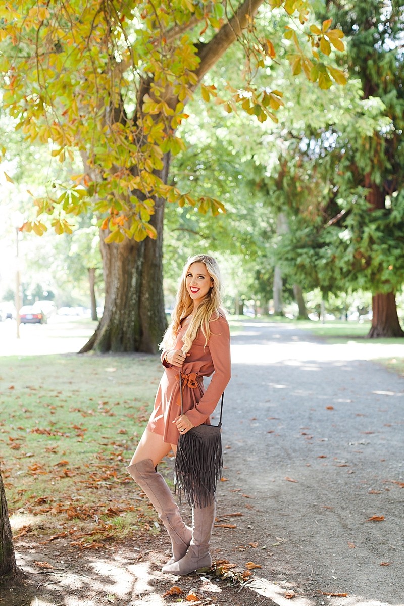 blush over the knee boots