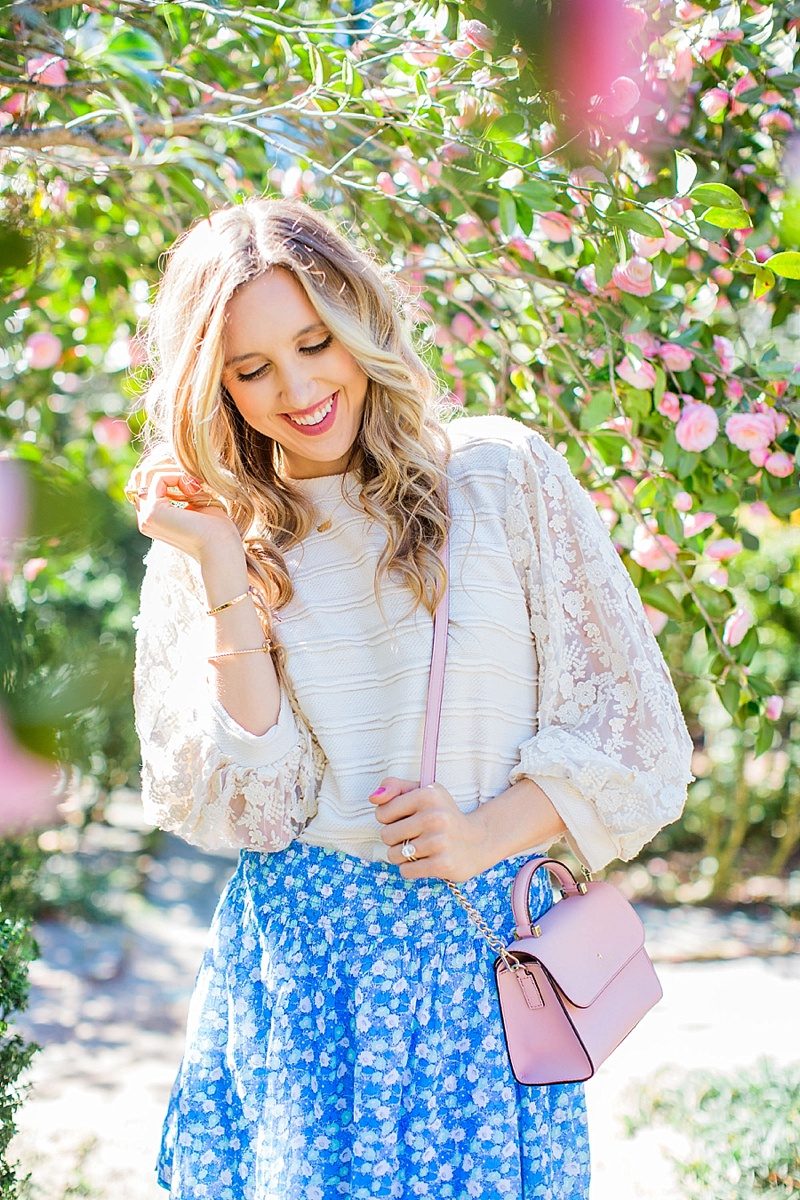 blush and camo, anthropologie, spring style, fashion blog, style blog, stye tips, shopping tips, old navy skirt, pink heels, block heels, old navy skirt 