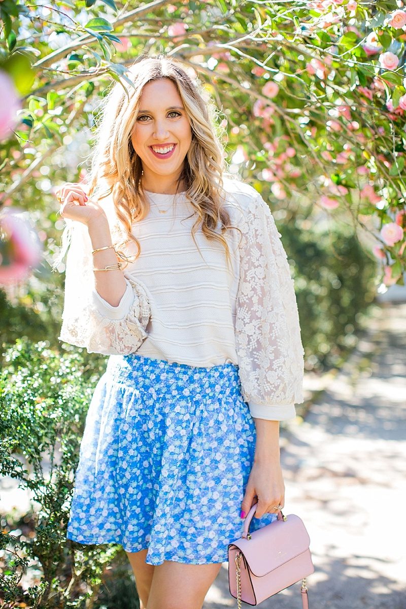 blush and camo, anthropologie, spring style, fashion blog, style blog, stye tips, shopping tips, old navy skirt, pink heels, block heels, old navy skirt 