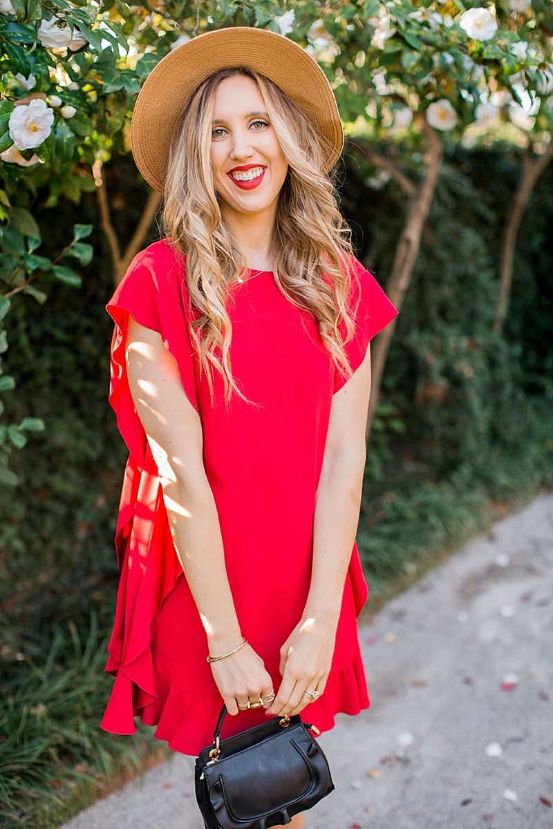 blush and camo. red valentino, spring style, chanel flats, boater hat francesca's, style tips 