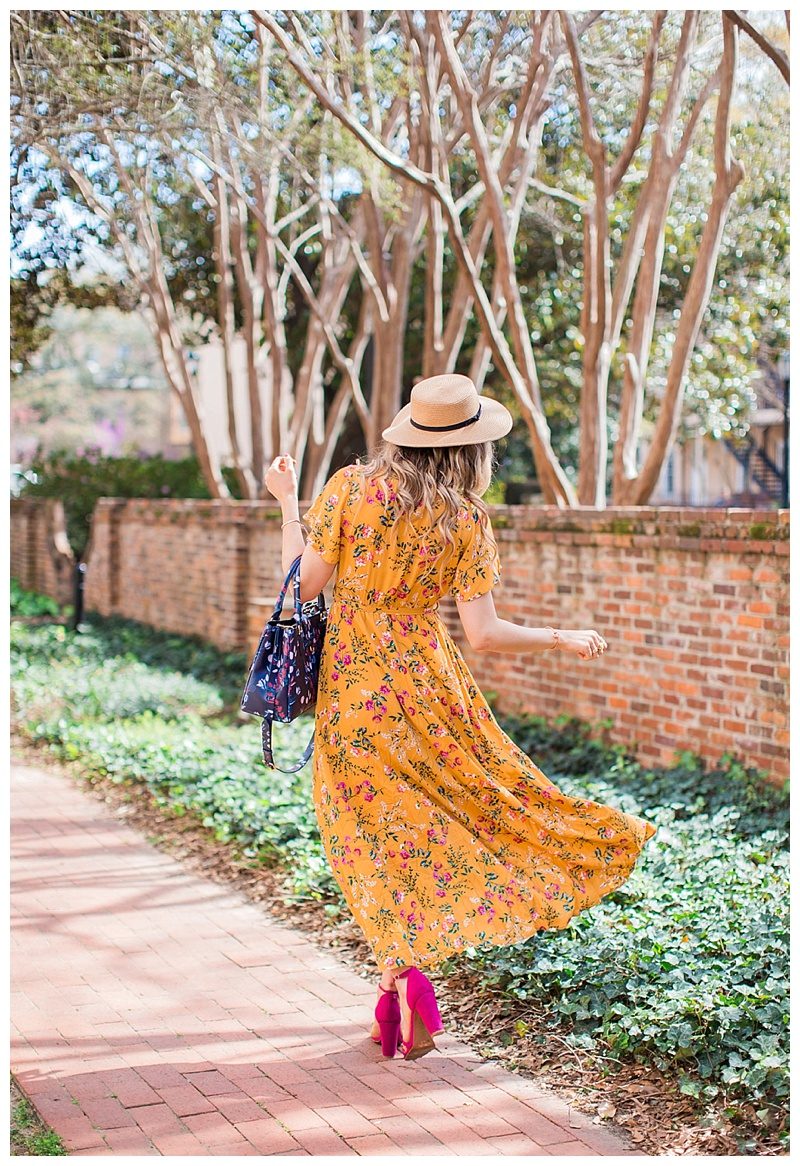 blush and camo, morning lavender, blog tips, photography tips, photography, summer dress, draper james handbag, draper james 