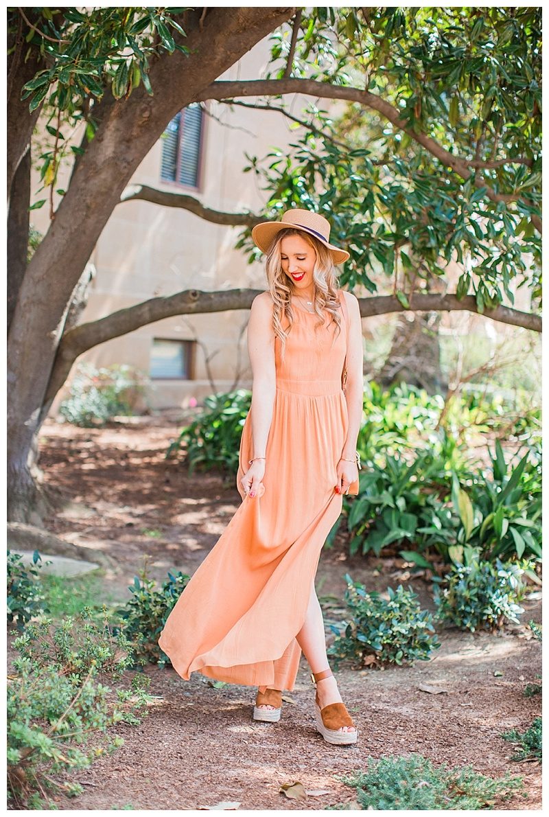 blush and camo, shop maude, marc fisher wedges, spring style 