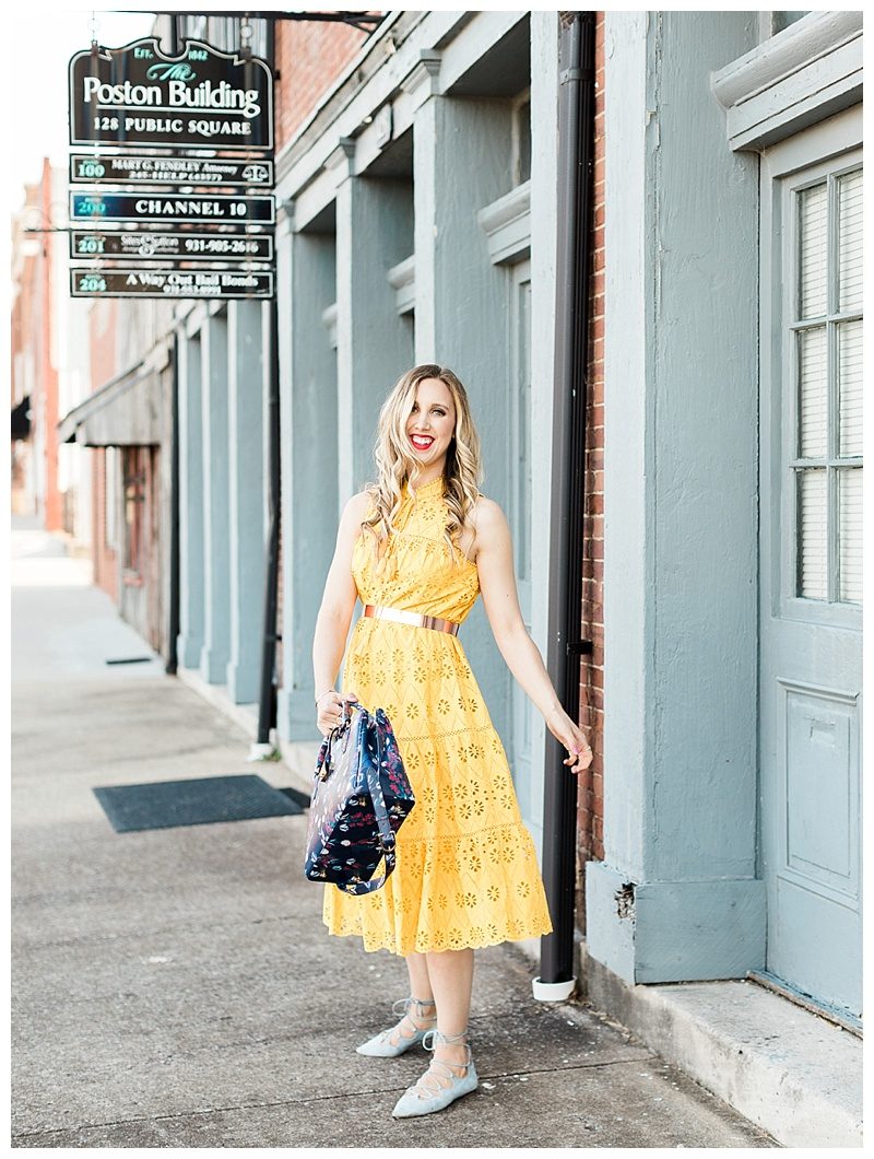 Draper james yellow outlet dress