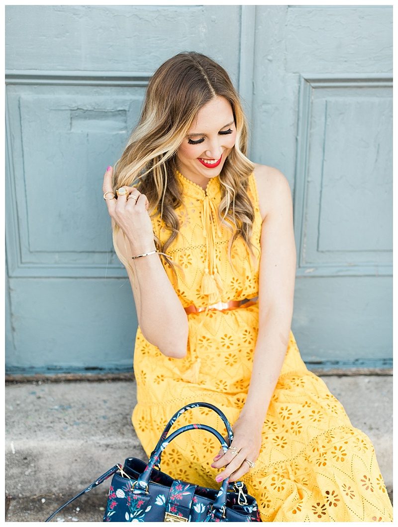 Kate spade clearance yellow eyelet dress