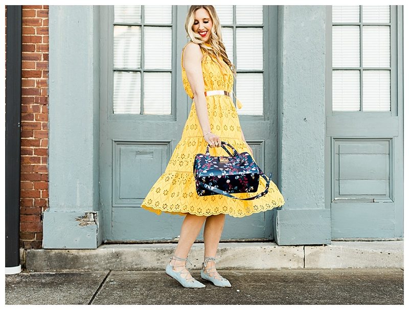 Kate spade outlet yellow eyelet dress