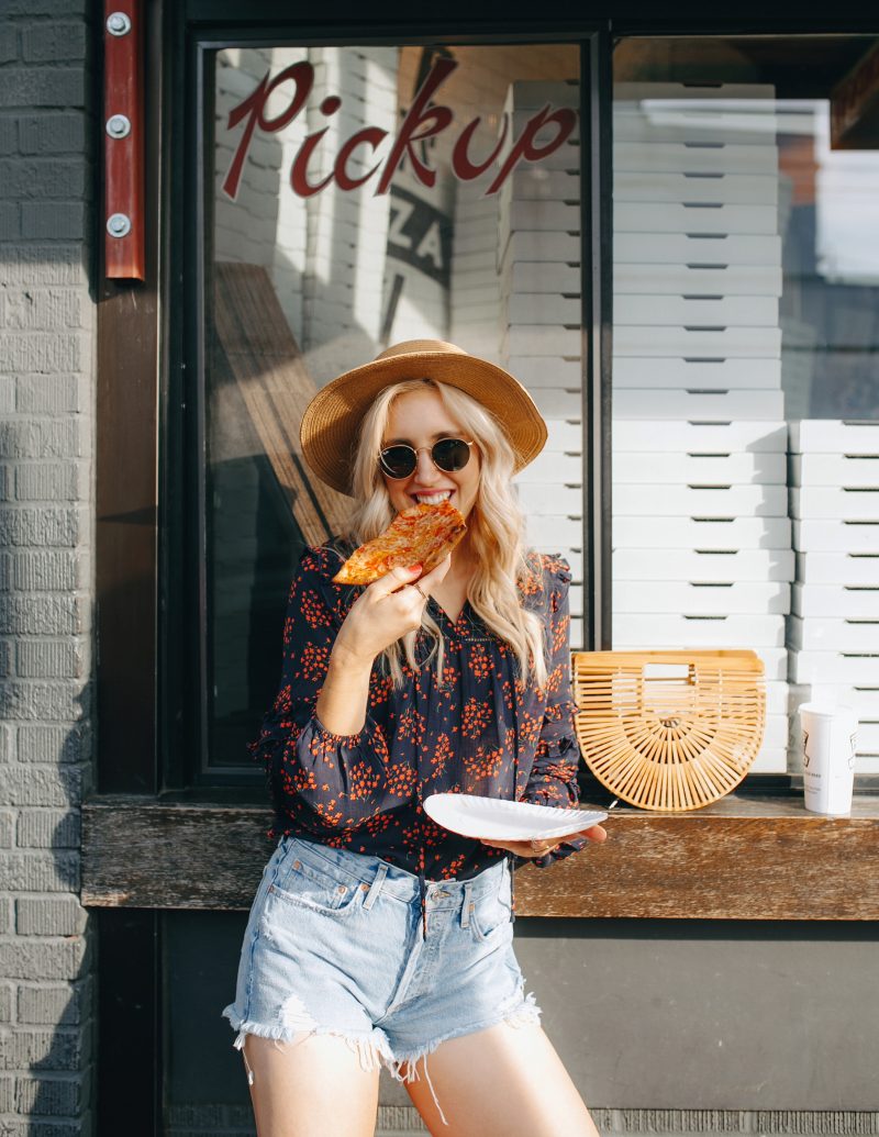 blush and camo, personal style, revolve jean shorts, converse high tops, style tips, arch clutch 