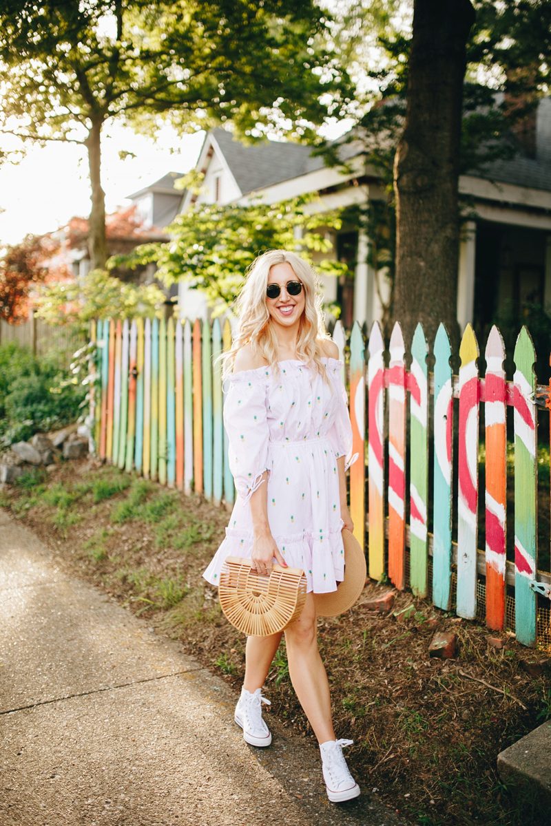 Summer dress and on sale converse