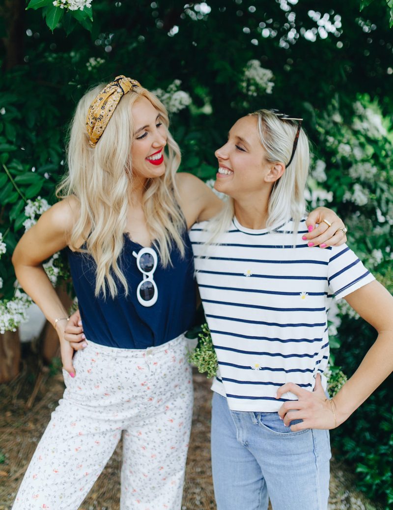 blush and camo, sister style, sisters in nashville, rach parc collection, summer style 