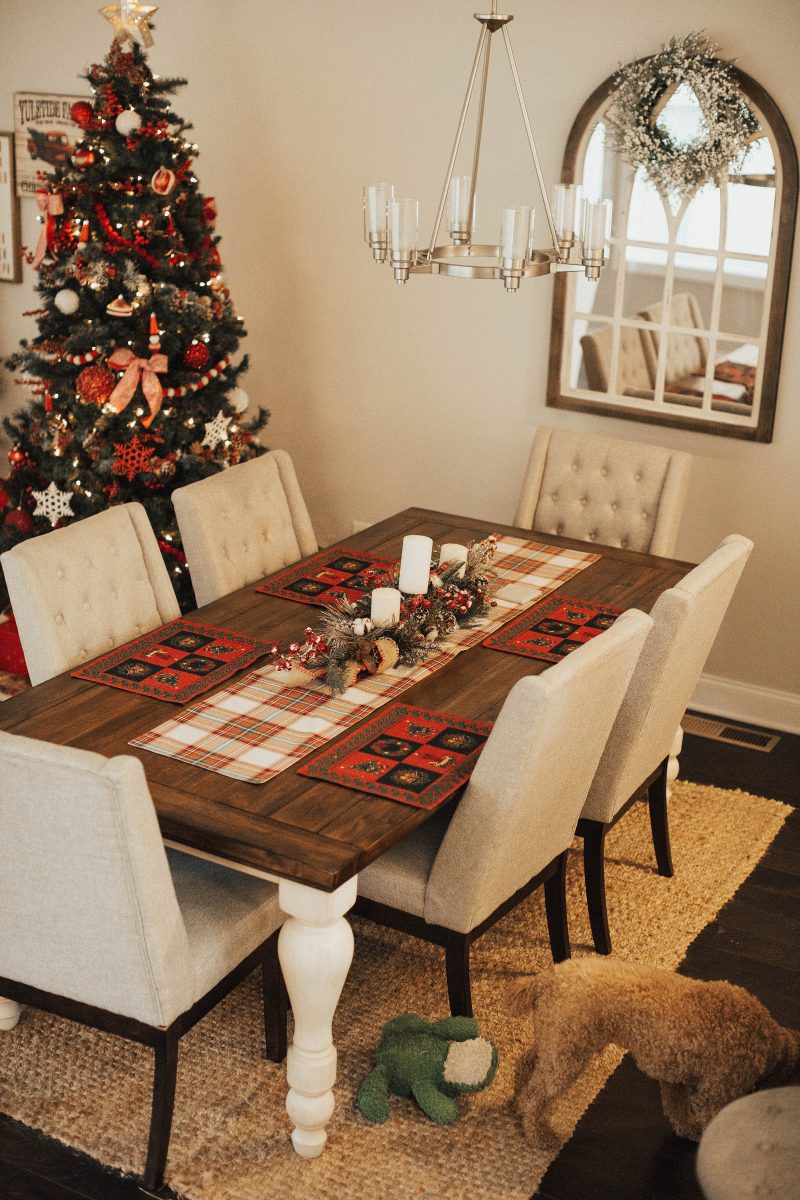 blush and camo, nashville home tour, home tour, christmas decorations, nashville home 