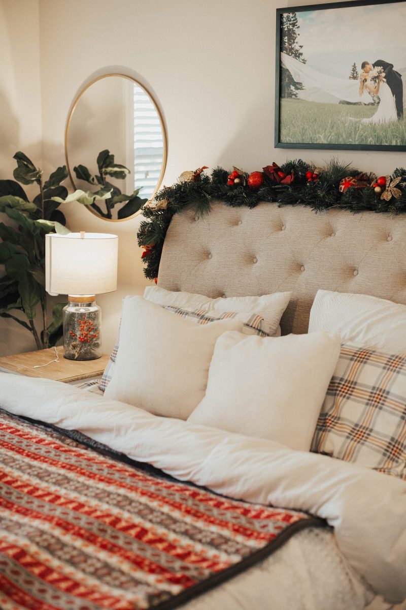 blush and camo, nashville home tour, home tour, christmas decorations, nashville home 