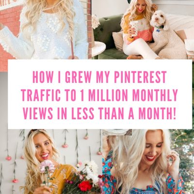 blog tips, how to grow your pinterest, pinterest tips, increase pinterest monthly viewers, how to increase blog traffic, blush and camo