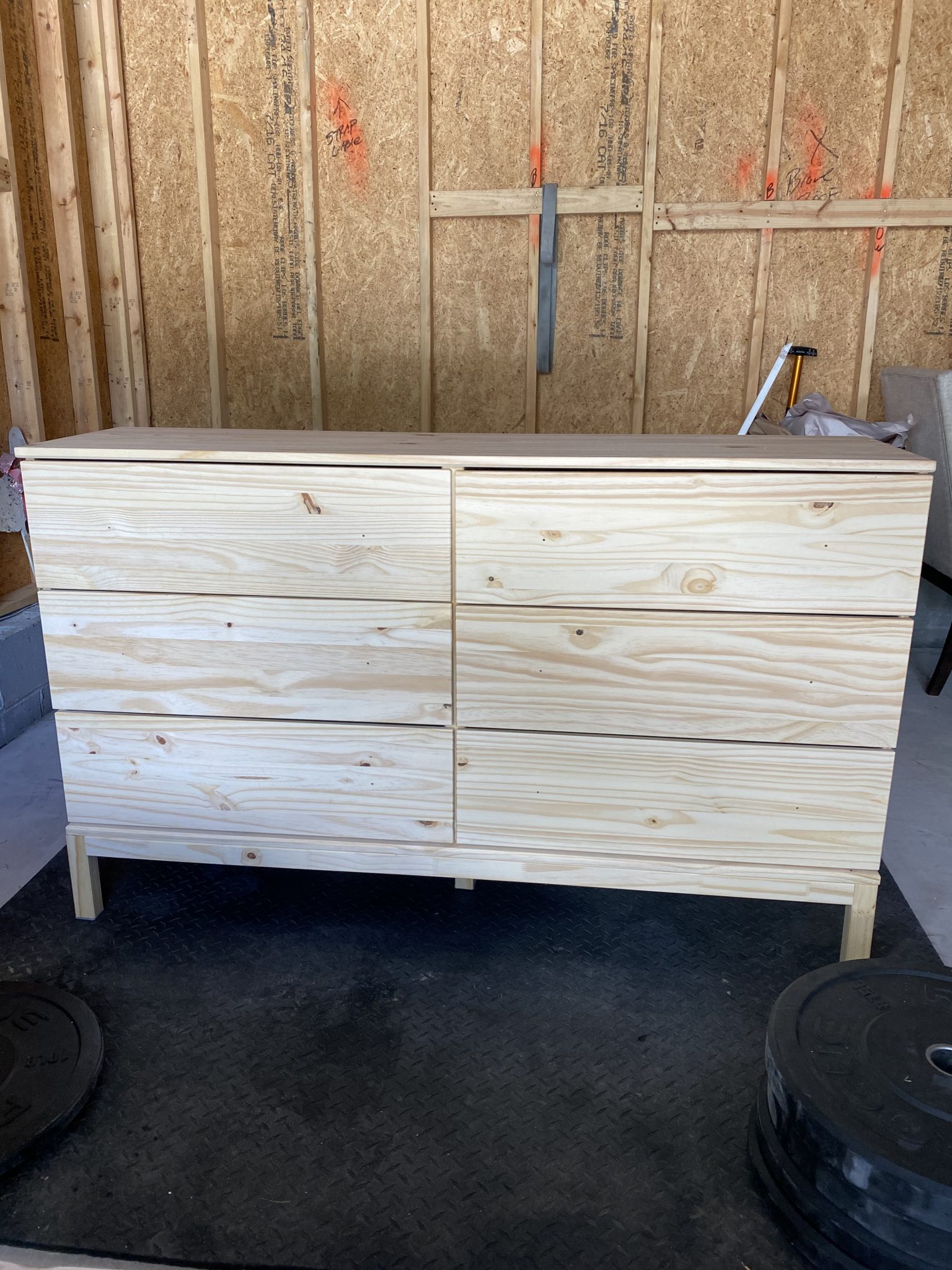 DIY IKEA FLIP TARVA DRESSER Blush & Camo